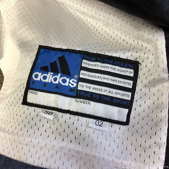 Vtg Adidas College Football Practice Jersey #52 White Gold Black Sz 50 Made USA - Picture 4 of 9